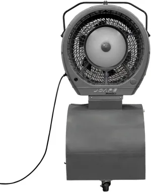 030401 18 gal Cyclone Reservoir Misting Fan, Gray - Cools up 800 sq ft.