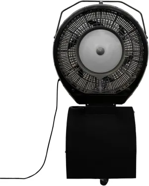 030403 18 gal Cyclone Reservoir Misting Fan, Black - Cools up 800 sq ft.