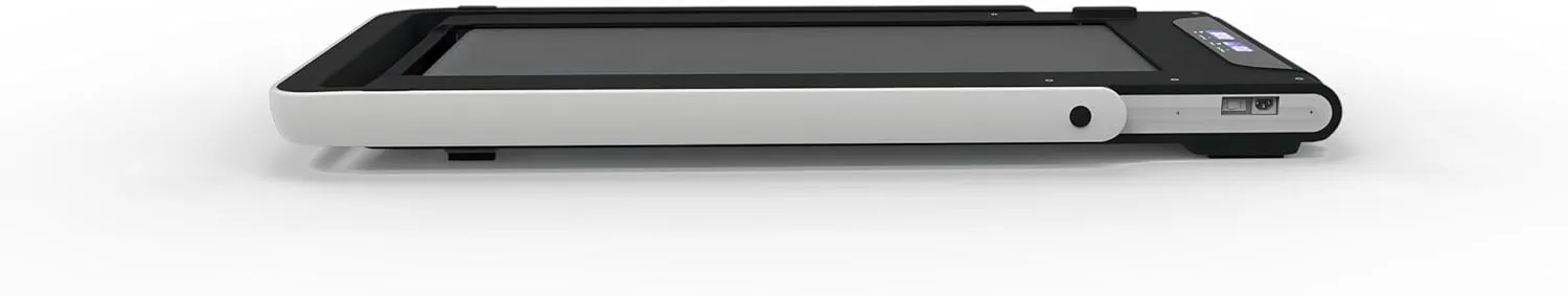 2 in 1 Under Desk Treadmill for Home Office, Folding Electric Jogging Machine with Remote Control, White