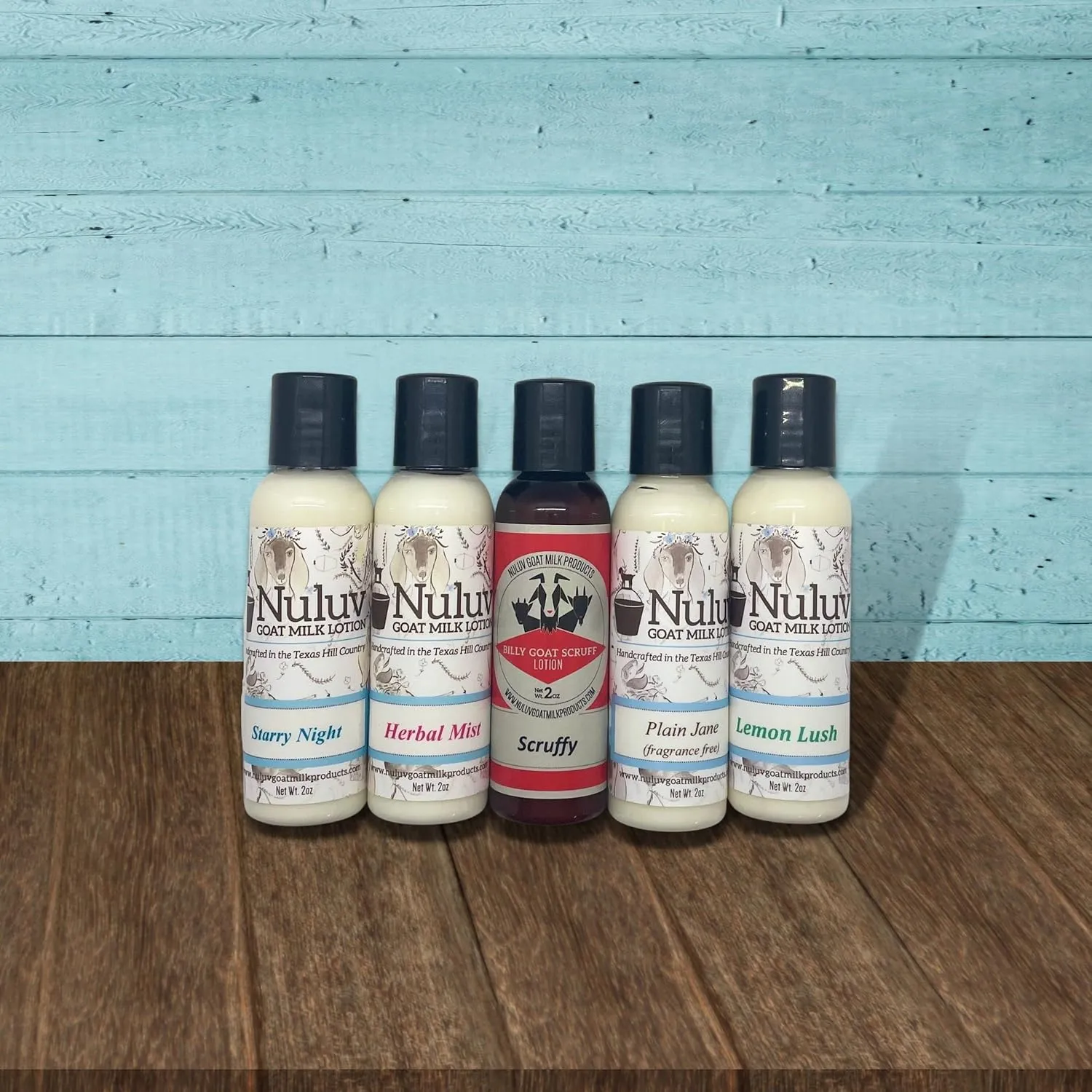 2 Ounce Travel Size Goat Milk Body Lotions 5-Pack Soothing for Hands and Body, Soft, Healthy Skin Cruelty-Free and Paraben-Free, Made in USA