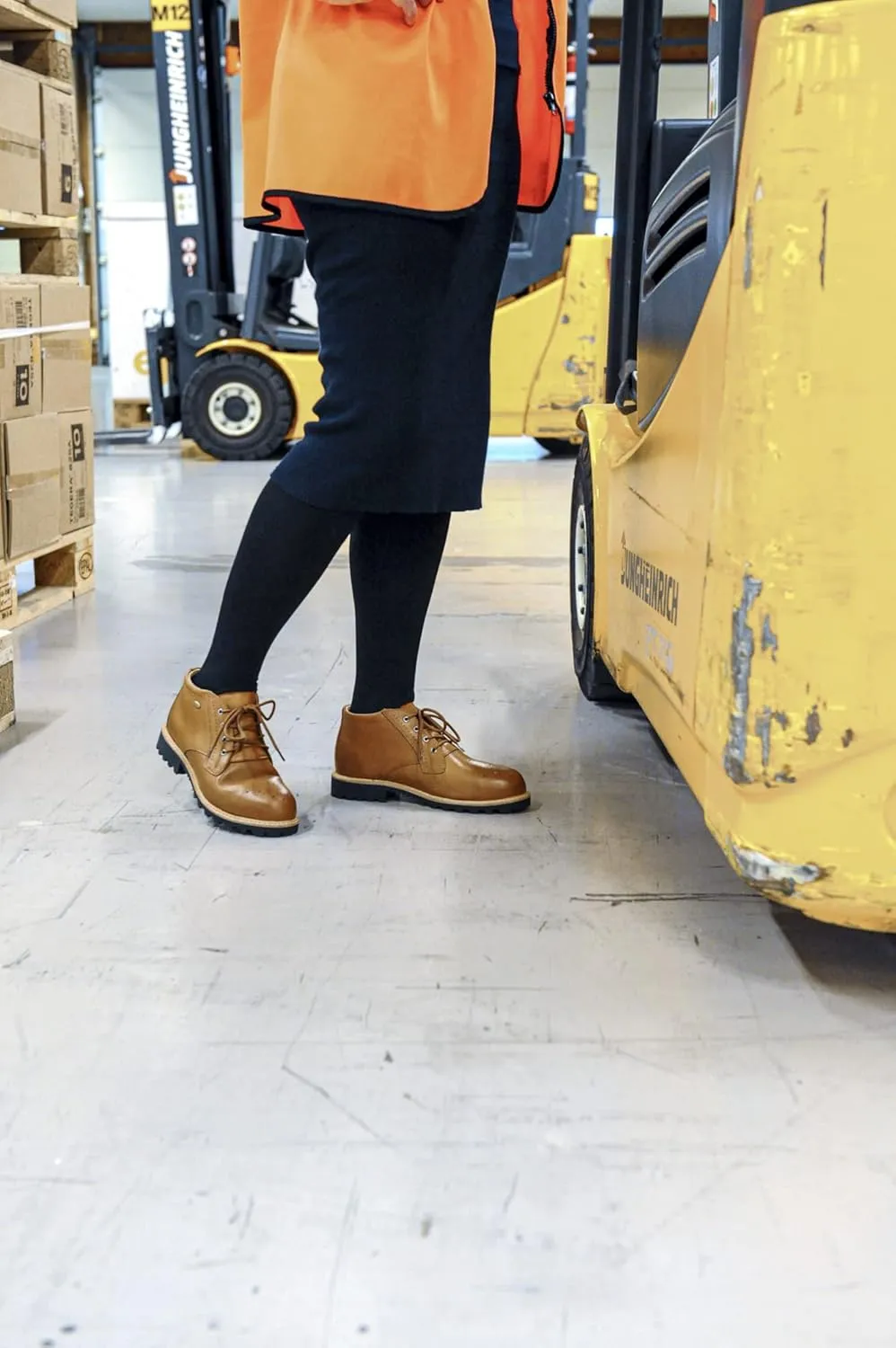 2118/2128 VIP Collection Steel Toe Dress Shoes - Cat II S3 - Low-Cut Business Shoe in Leather Combined with a Safety Shoe - Aluminum Toe Cap Work Shoe