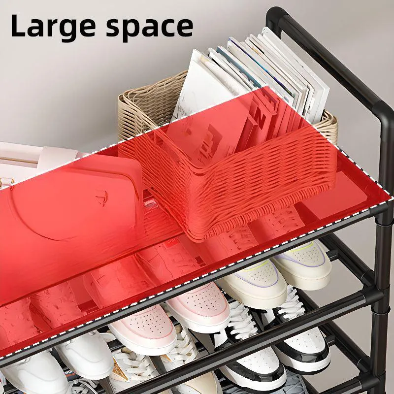 3 Tier Shoe Rack Storage Shelf Multifunctional Household Organizer Space Saver