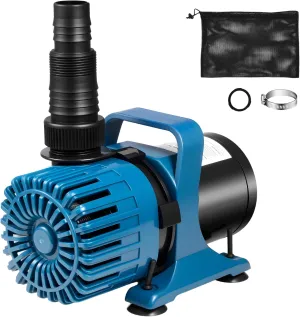 310W 5300GPH outdoor Pond Pump for Koi Pond, Water Garden, Waterfall & Patio, Large Fountain Pump with 20FT Power Cord, 180° Adjustable Outlet & Barrier Bag, Ultra-Quiet, UL Listed