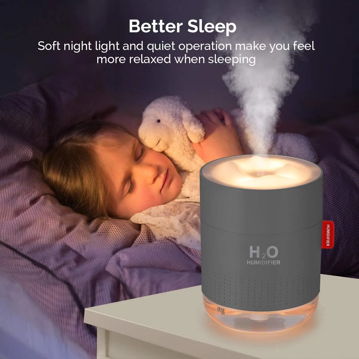 500ml Cool Mist Portable Mini Humidifier