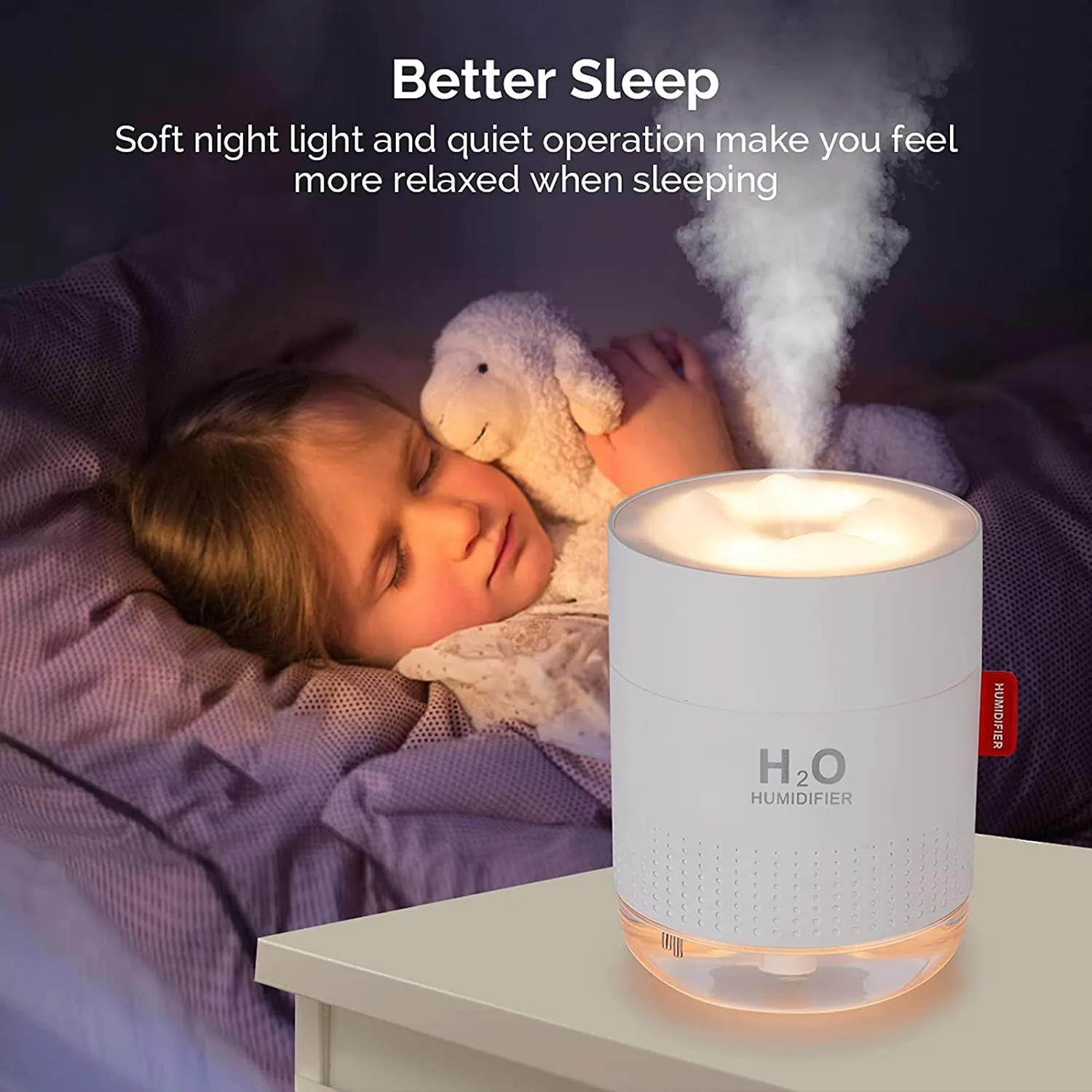 500ml Cool Mist Portable Mini Humidifier