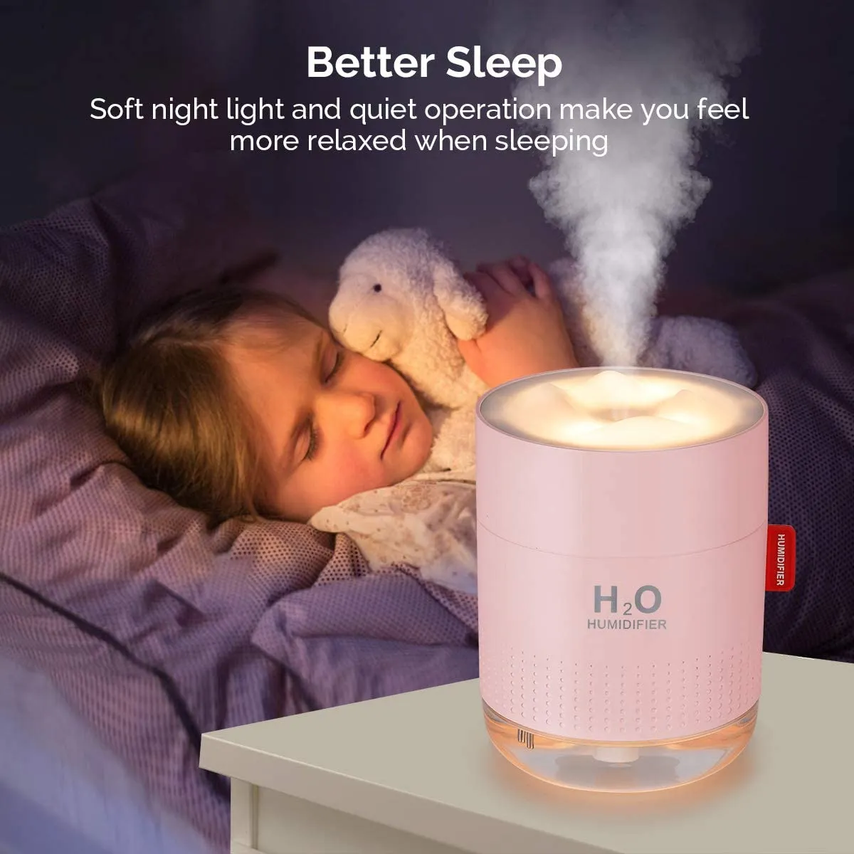 500ml Cool Mist Portable Mini Humidifier