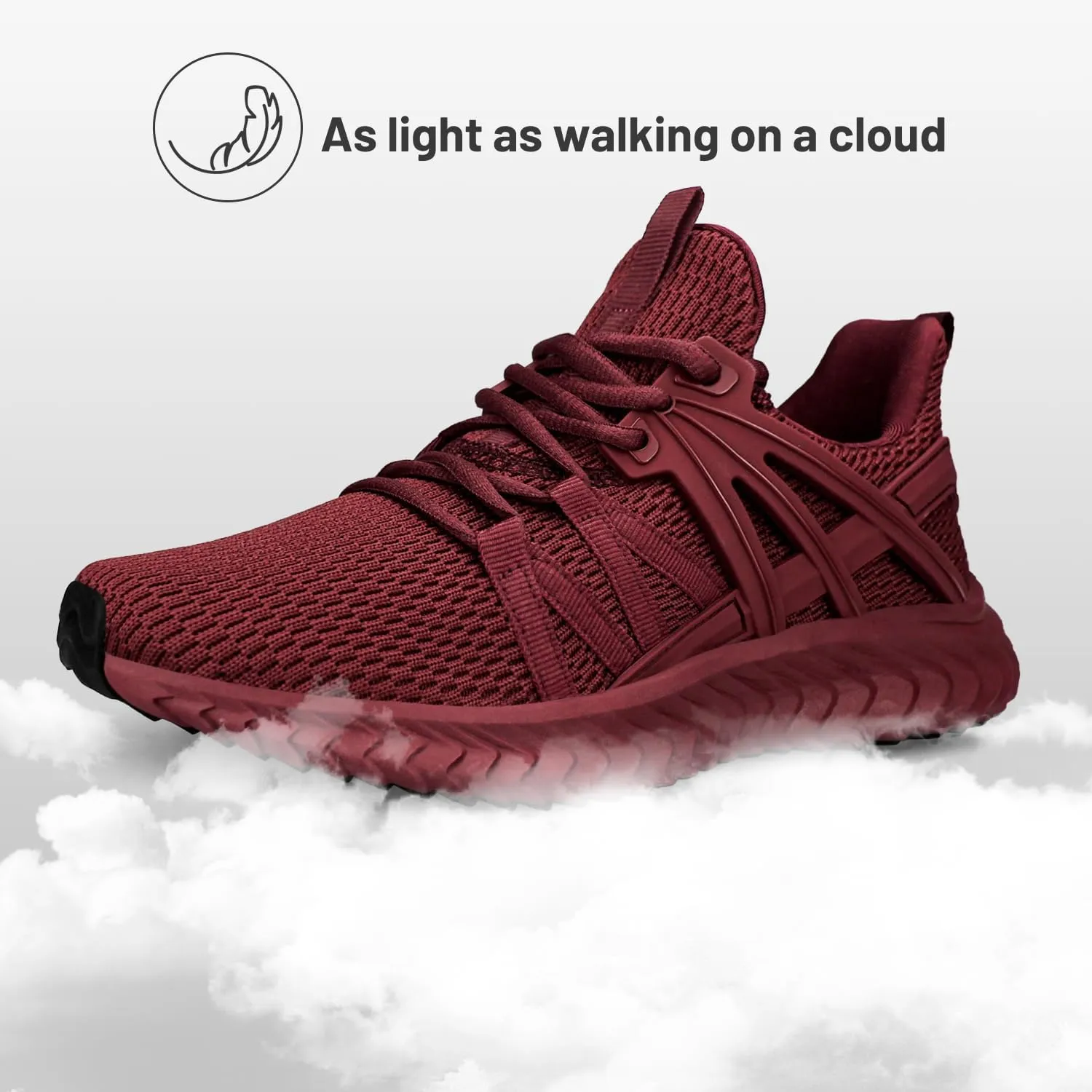 Abboos Womens Slip On Sneakers Women Walking Tennis Shoes Lightweight Casual Sneakers for Gym Travel Work