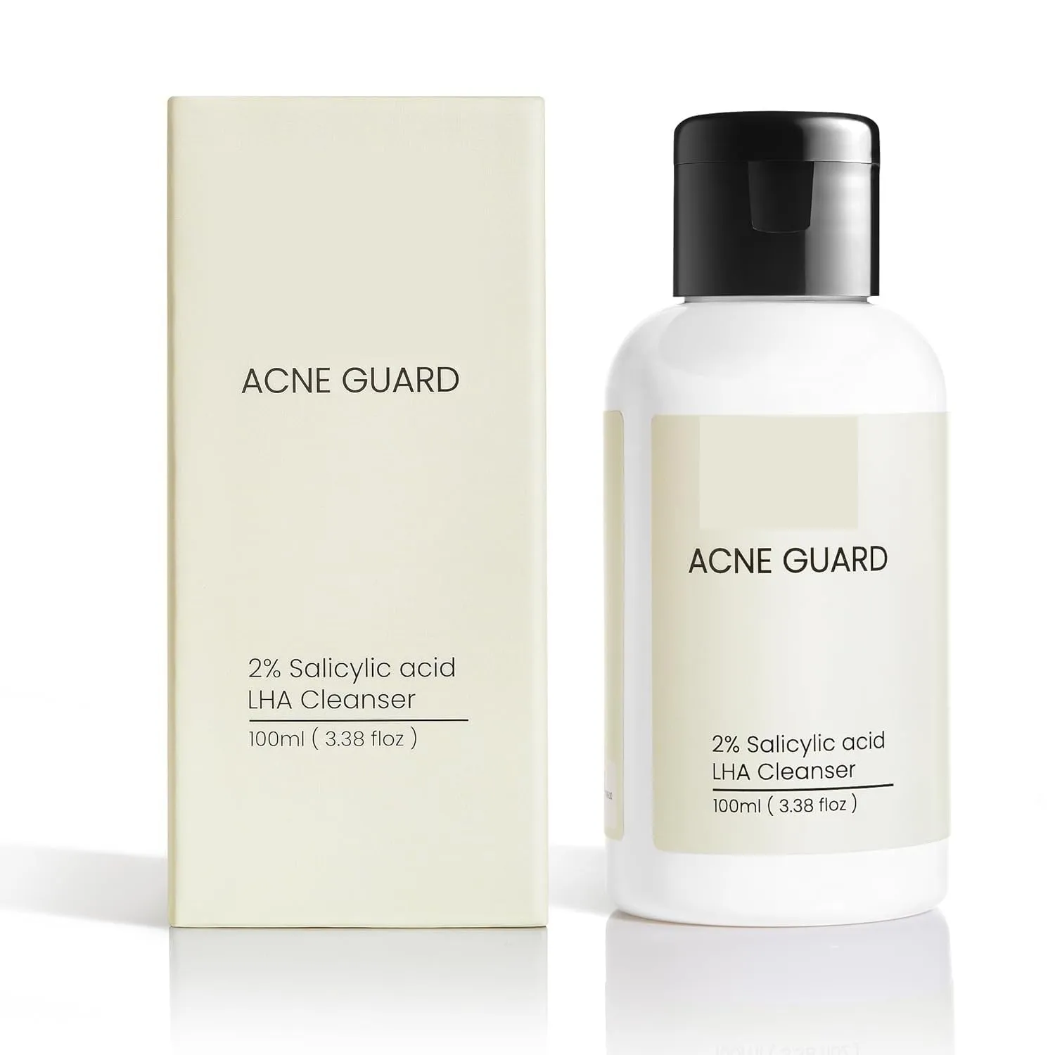 Acne Guard 2% Salicylic Acid Cleanser (100ml) | For Oily & Acne-Prone Skin | Prevents Acne, Removes Excess Oil, Unclogs Pores for Clearer Skin