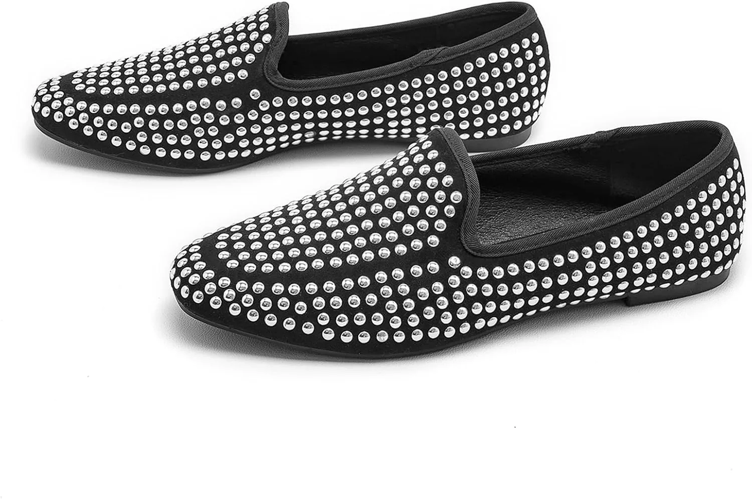 ADAMUMU Rhinestone Flats for Women Sparkly Crystals Ballerina Shoes Crystals Sparkly Mary Jane Flats Round Toe Buckle Strap Design Comfortable and Non Slip Sole Flat for Daily Wear and Work