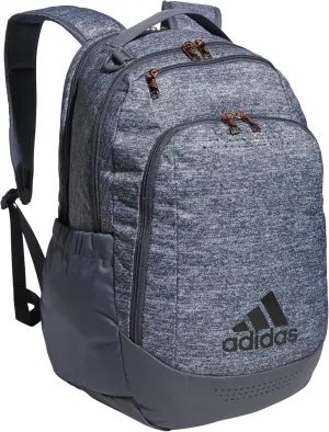 adidas Defender Sports, Soccer Bags and Basketball Backpacks for Holding Balls, Featuring Shoe Compartment, Jersey Onix Grey/Onix Grey/Rose Gold, One Size