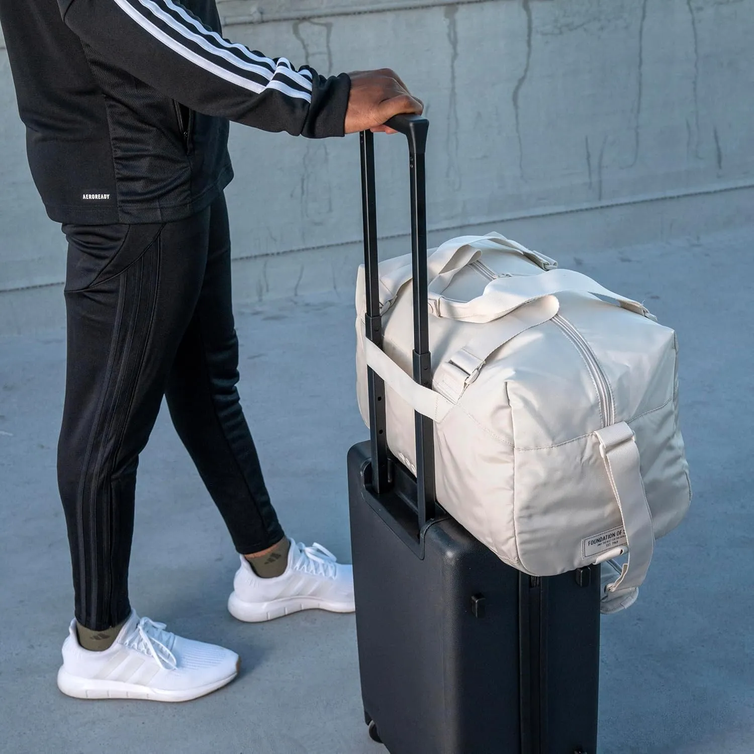 adidas Lounge Premium Sport Duffel Bag for Travel and Gym