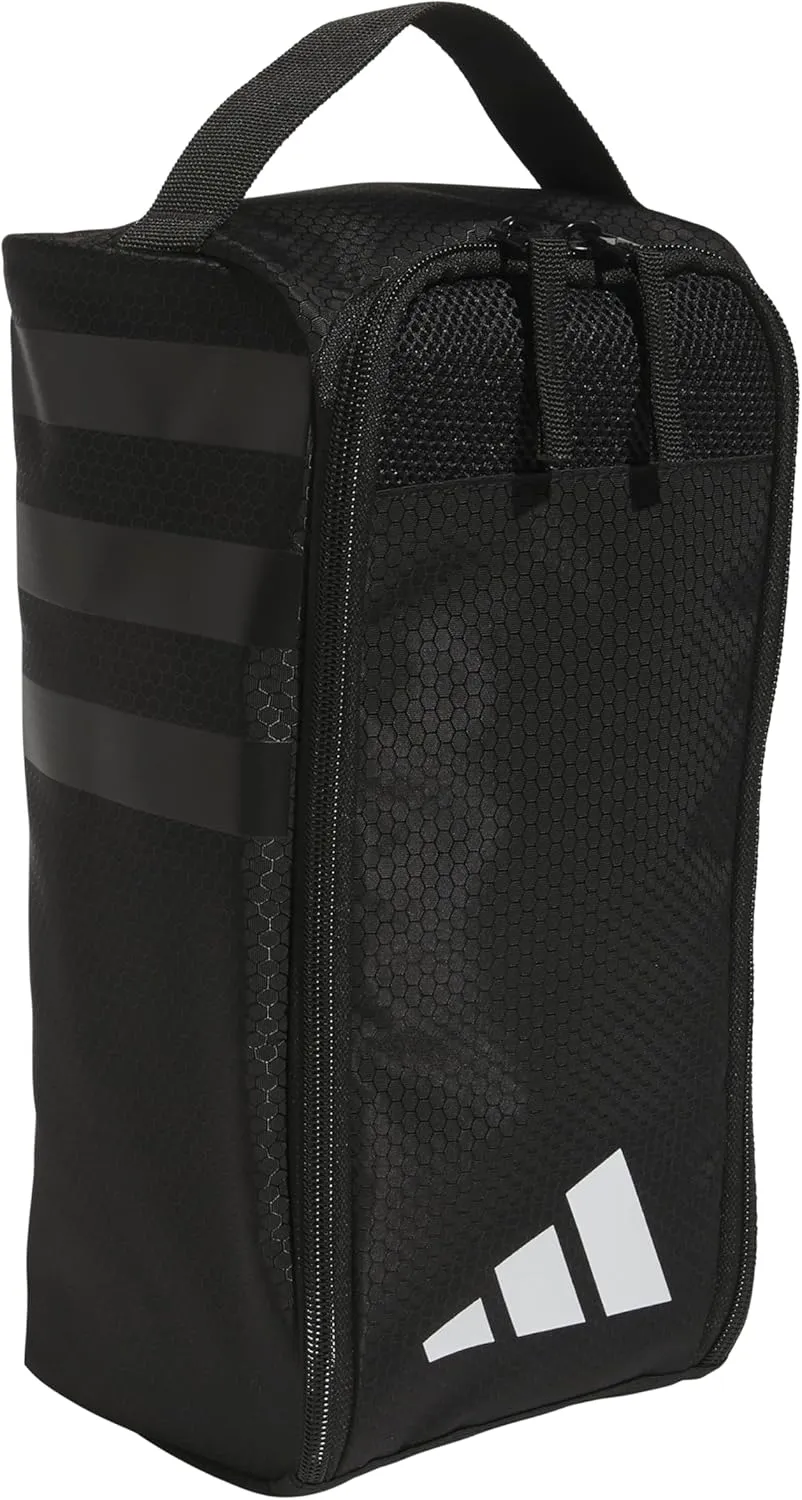adidas Stadium 2 Team Shoe Bag, Black/White/2, One Size