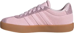 adidas VL Court 3.0 Sneaker, Clear Pink/Clear Pink/Gum, 11.5 US Unisex Little Kid