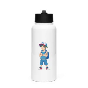 Adventurous Stainless Steel Water Bottle with Straw Lid