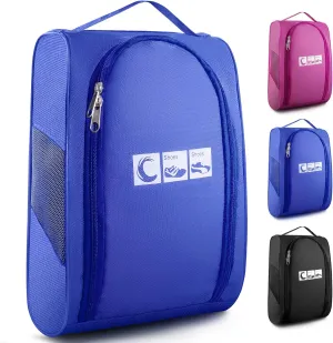 Ailaka Portable Oxford Travel Shoe Bag, Waterproof Shoe Packing Storage Organizer with Zipper Closure