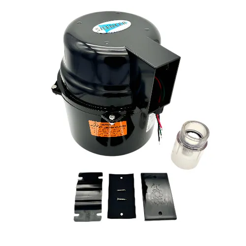 Air Supply | 6315241 | Silencer Quiet Air Blower | 1.5HP 240V | Ultra-Quiet Spa Blower with Spring Check Valve