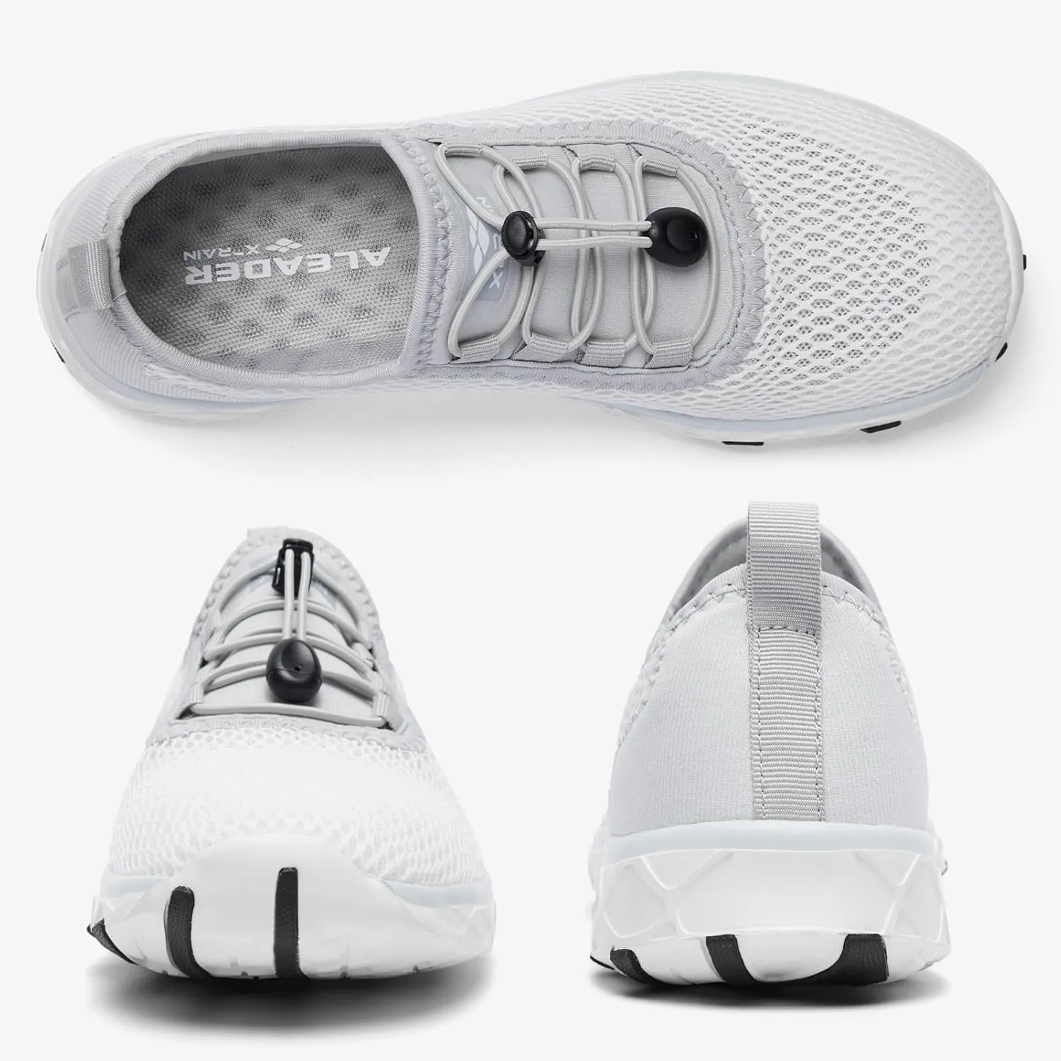 ALEADER Women's Stylish Water Shoes, Quick-Dry Xdrain Water Sneakers, Lightweight & Comfort Footed