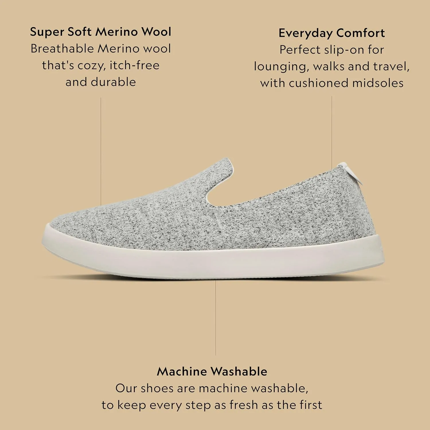 Allbirds Women's Wool Loungers Everyday Slip-On Sneakers