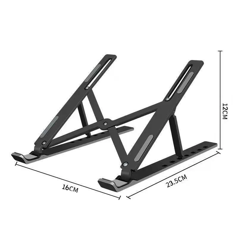 Aluminum Alloy Laptop Stand Adjustable Foldable Portable for Notebook Computer Bracket Lifting Cooling Holder Non-slip