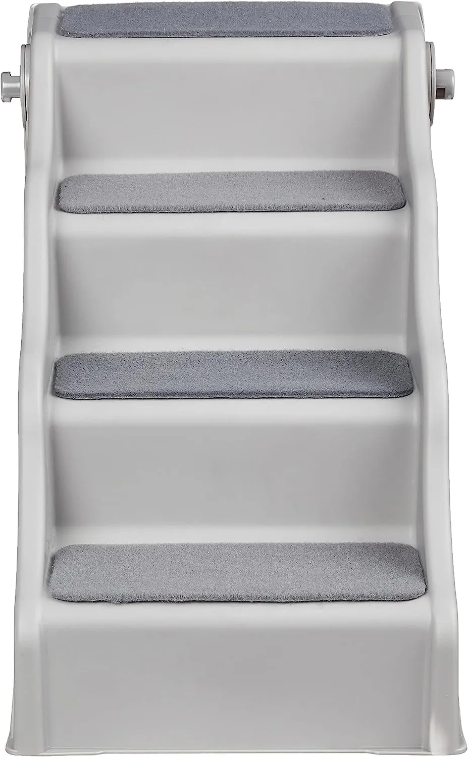 Amazon Basics Foldable Non-Slip Steps for Dogs and Cats, Grey, 23.90" x 16.10" x 19.76"