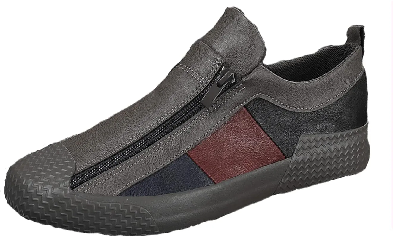 AngryMonkey Men's Low Top Hopomart Sport Shoes,Non-Slip Good Arch Lightweight Breathable Travel Casual Walking Shoe