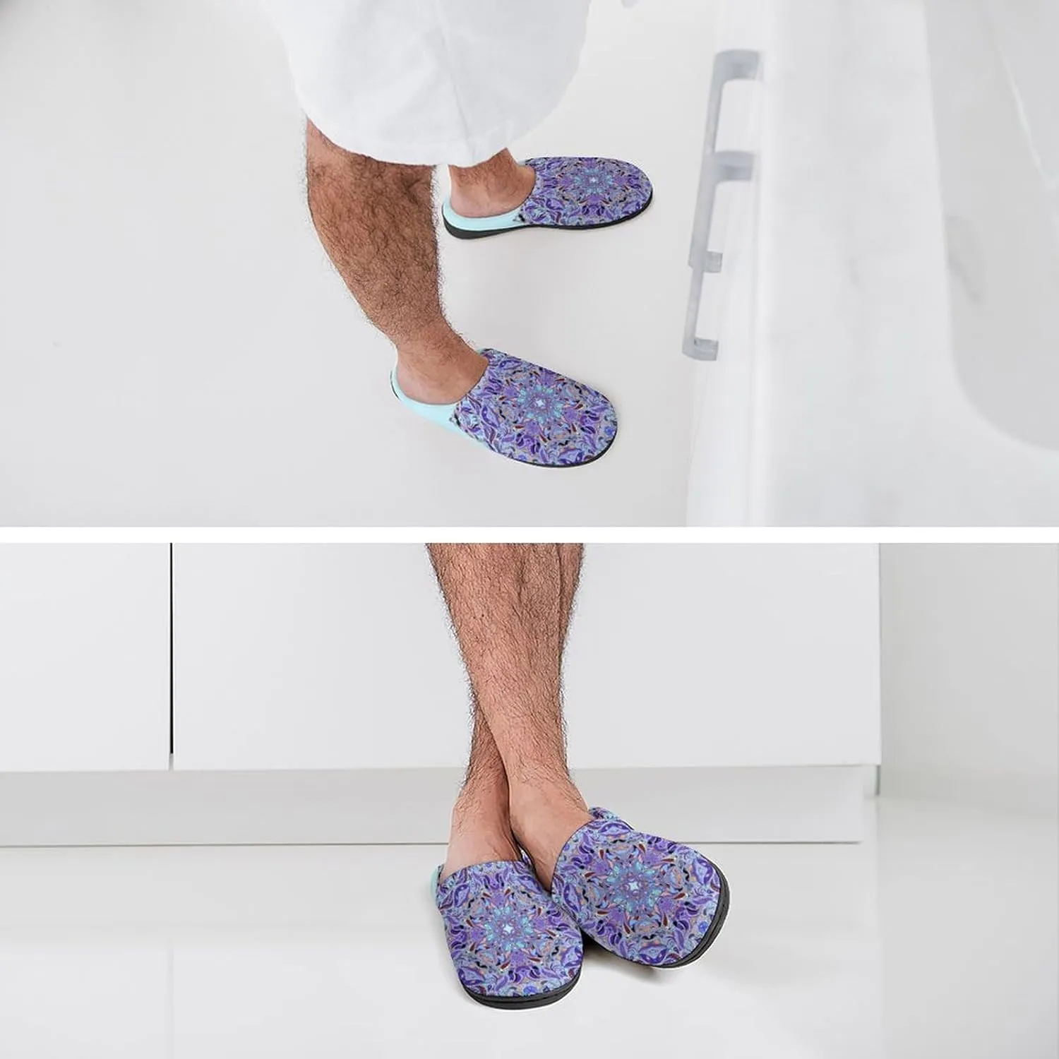 Anime Cactus Clog Slippers For Men Warm House Slippers Women Cotton Slippers Soft Bedroom Slip-On Shoes Indoor Outdoor