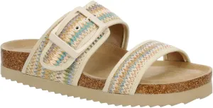 Anna Marie - Women's Casual Slip-On Dual-Strap Footbed Sandals