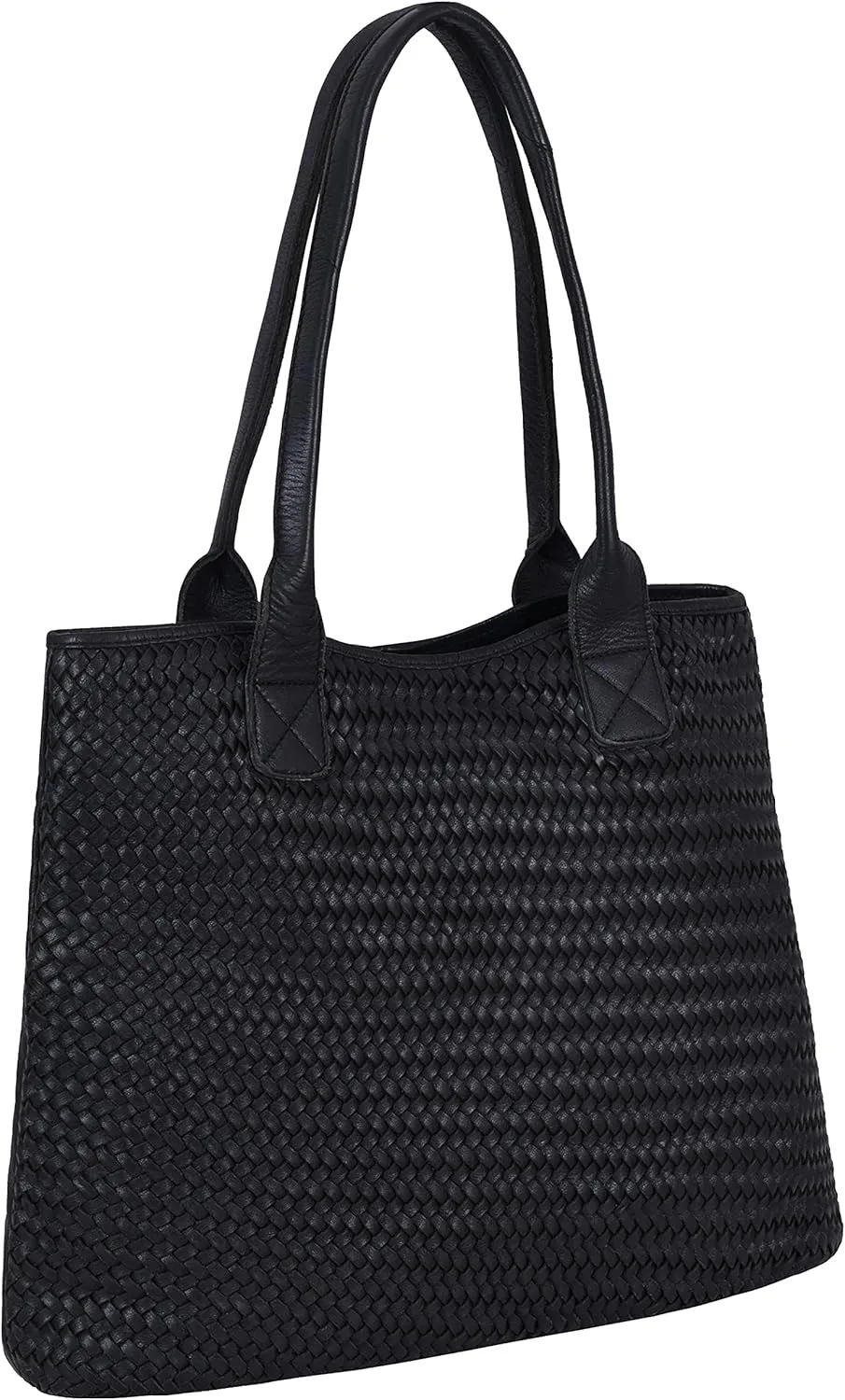 ANTONIO VALERIA Alice Braided Washed Leather HandBag for Women