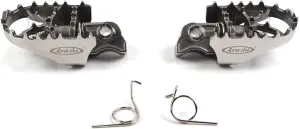 Arashi Front Footrests Foot Rest Peg Rider Pedal for BMW R1200GS 2013-2018 GSA ADV Adeventure/ R1250GS 2019-2022 GSA/ F750GS F850GS 2017-2020 Motorcycle Accessories Silver 1 Pair
