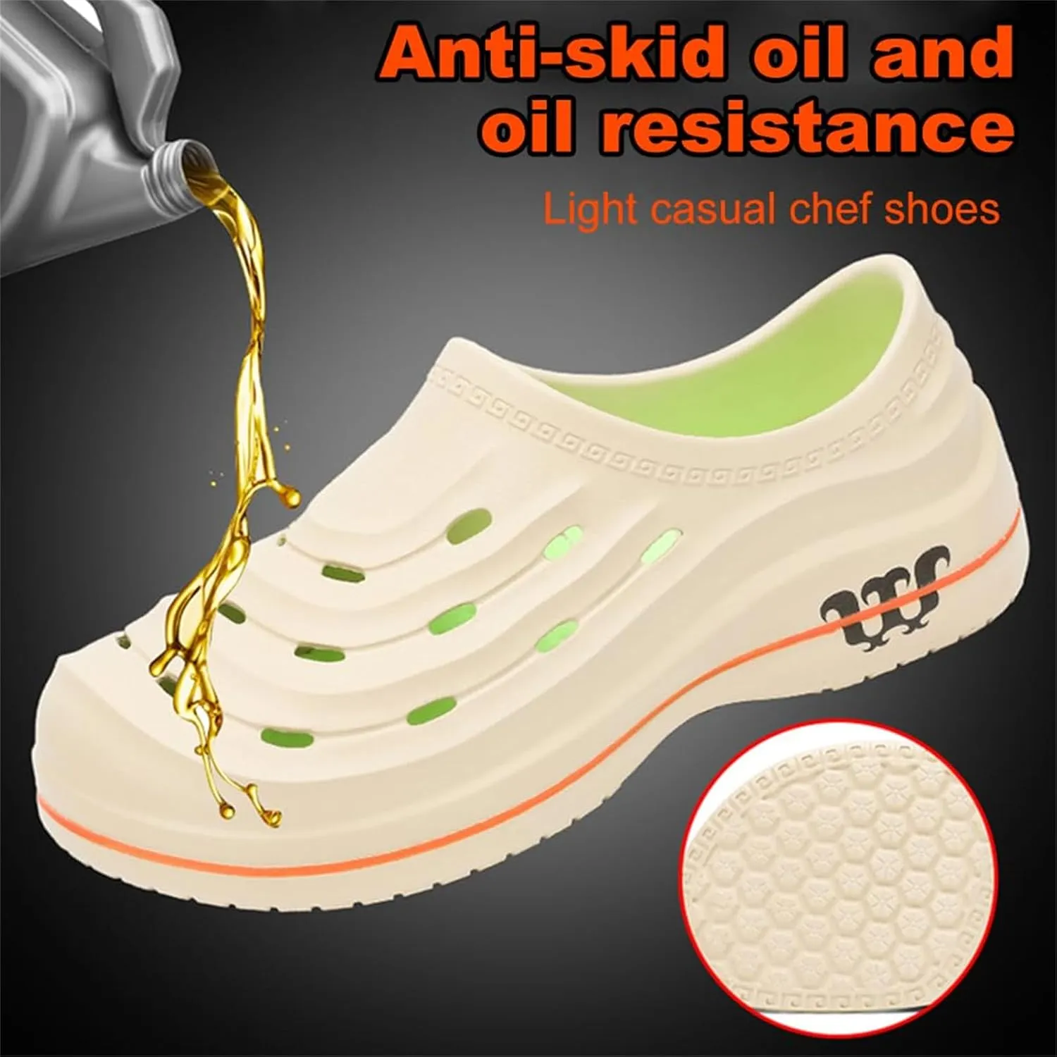 Armadillo Clogs Armadillo Chef Shoes for Women Men Slip Resistant Work Shoes for Women Oil-Proof & Wateriproof & Non-Slip Work Shoes Comfortable Lightweight Women's Clogs Nurse Shoes