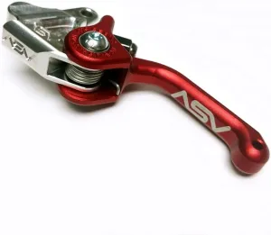 ASV Unbreakable F3 Series Foldable Rear Brake Lever fits Stacyc 12eDrive / 16eDrive - Red