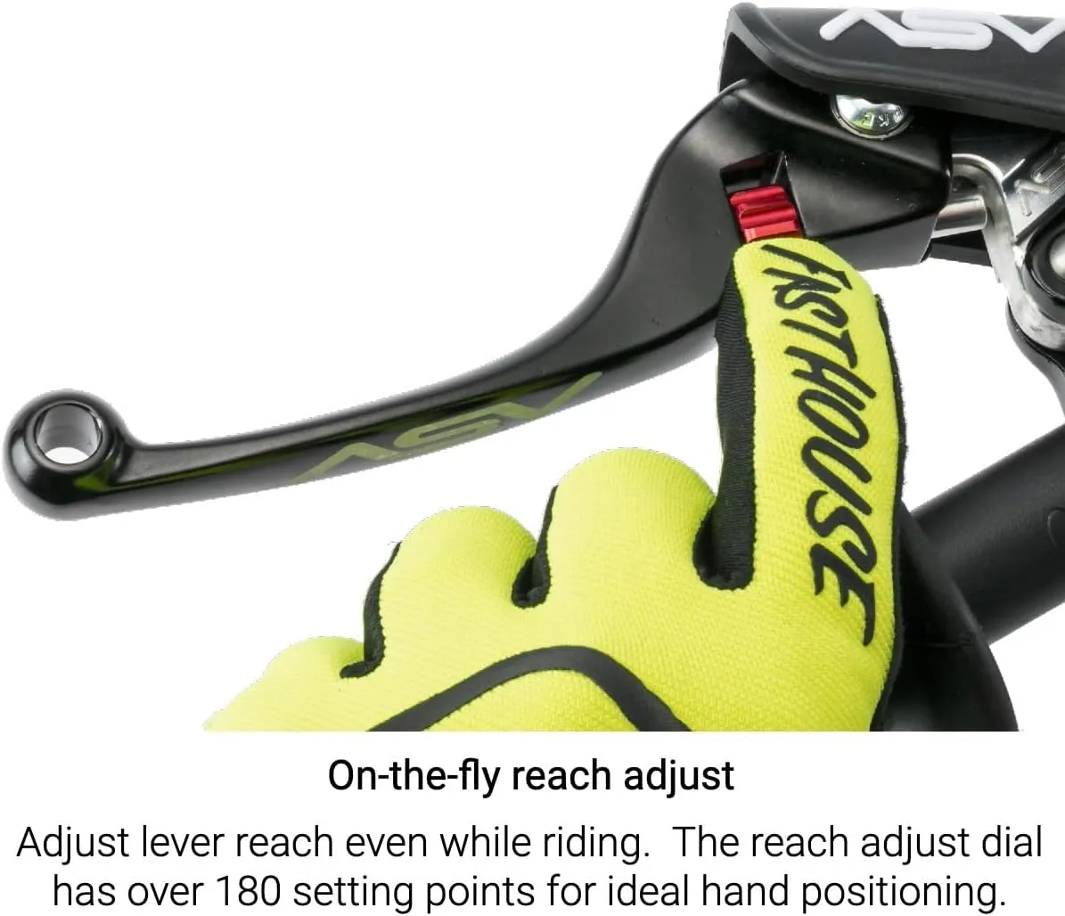 ASV Unbreakable F4 Off-Road Brake Lever # BDF416 - Orange