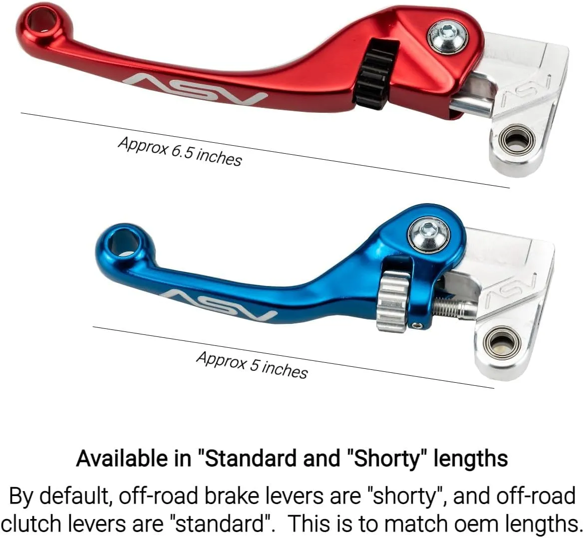 ASV Unbreakable F4 Off-Road Brake Lever # BDF416 - Orange