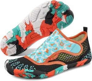 ATHMILE Kids Water Shoes Boys Girls Water Shoes Quick Dry Barefoot Beach Sports Swim Pool Summer Shoes(Little Kid/Big Kid)