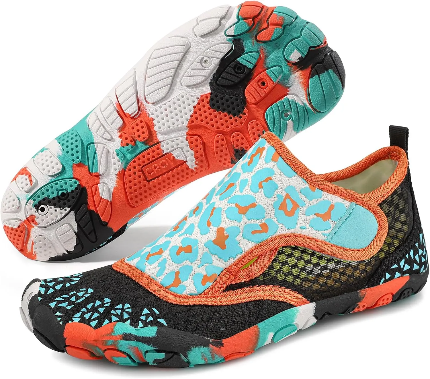 ATHMILE Kids Water Shoes Boys Girls Water Shoes Quick Dry Barefoot Beach Sports Swim Pool Summer Shoes(Little Kid/Big Kid)