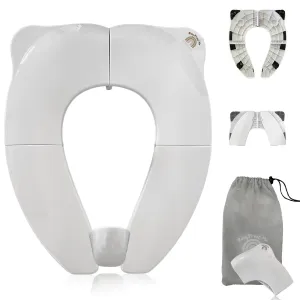 Baby Proof Me Potty Training Seat Travel – Foldable Potty Training Seat Cover for Toddlers, Portable Toddler Toilet Seat, Travel Potty Seat, Folding Toilet Seat for Kids, and Toddler Toilet Seat Cover
