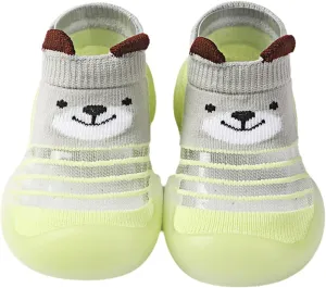 Baby Sock Shoes Boys Girls First Walking Shoes Non Slip Lightweight Toddler Infant Indoor Outdoor