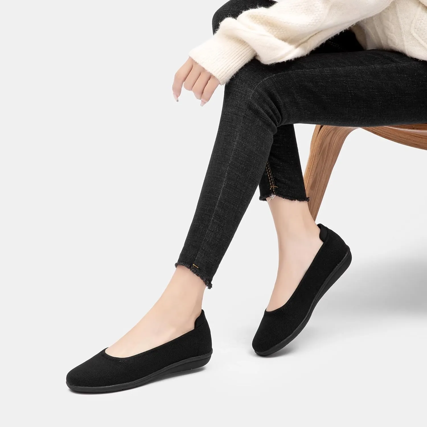 Ballet Flats Shoes for Women Dressy Casual Comfortable Lightweight Dress Shoes for Women Slip On Women's Flats Work Office