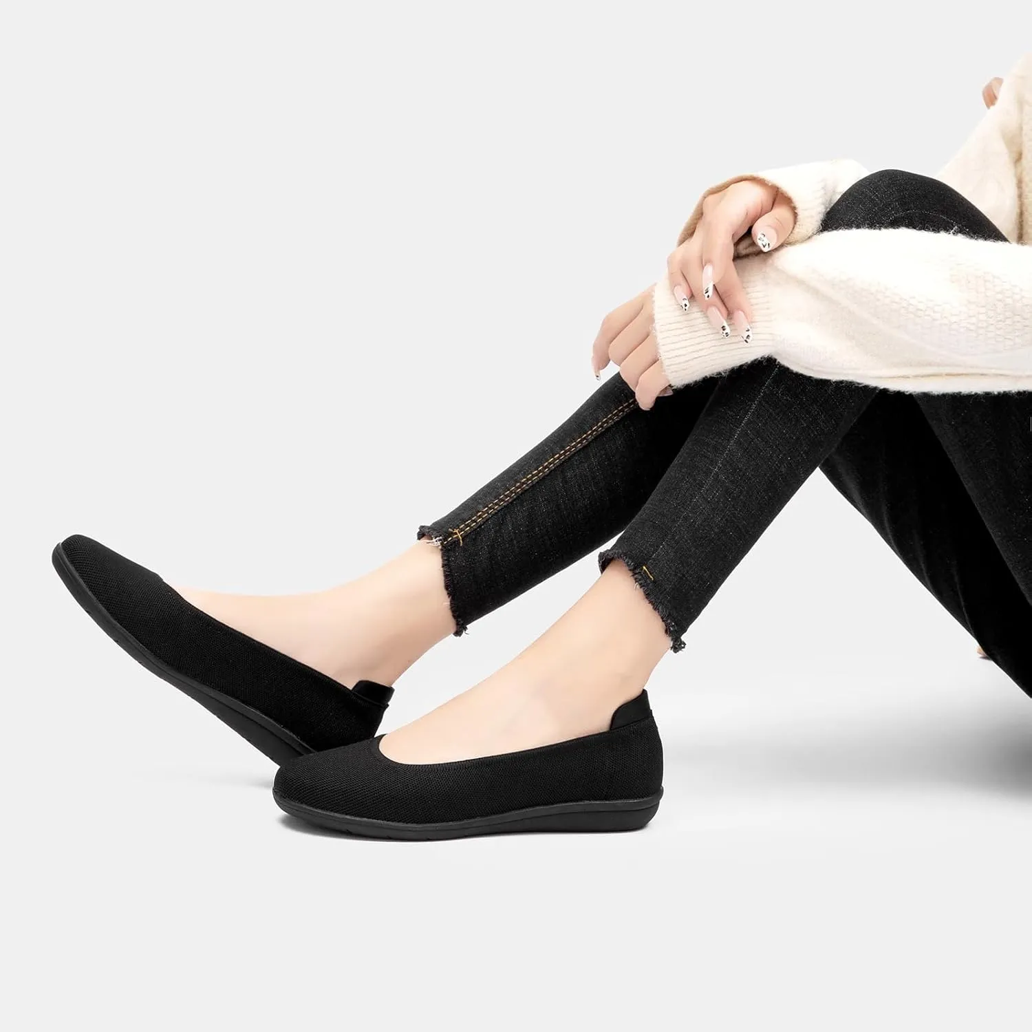 Ballet Flats Shoes for Women Dressy Casual Comfortable Lightweight Dress Shoes for Women Slip On Women's Flats Work Office