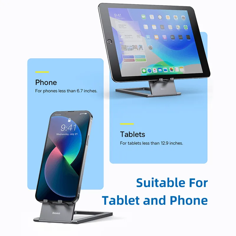 Baseus Foldable Phone Stand Portable Aluminum Desktop Holder