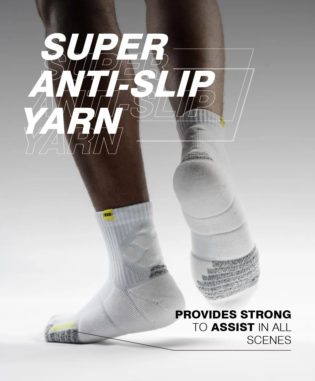 Basketball Socks for Men, Performance Cushioned Men's Athletic Low Cut Socks, Anti-slip Sports Socks