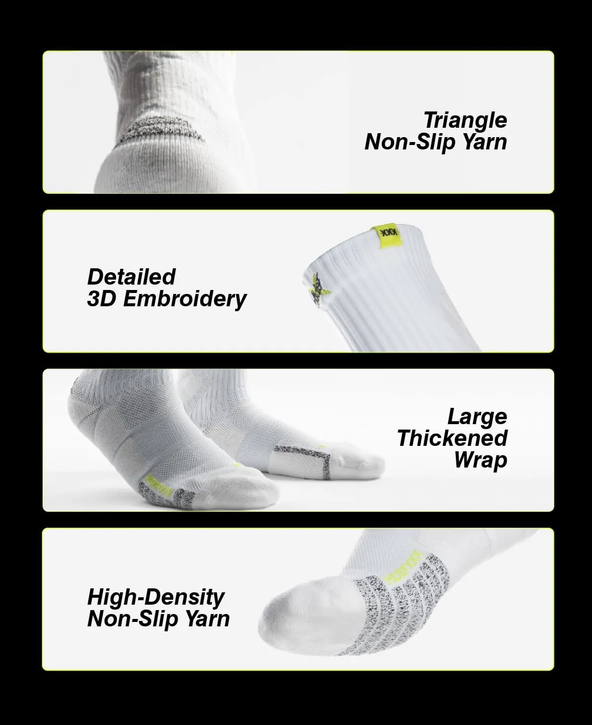 Basketball Socks for Men, Performance Cushioned Men's Athletic Low Cut Socks, Anti-slip Sports Socks