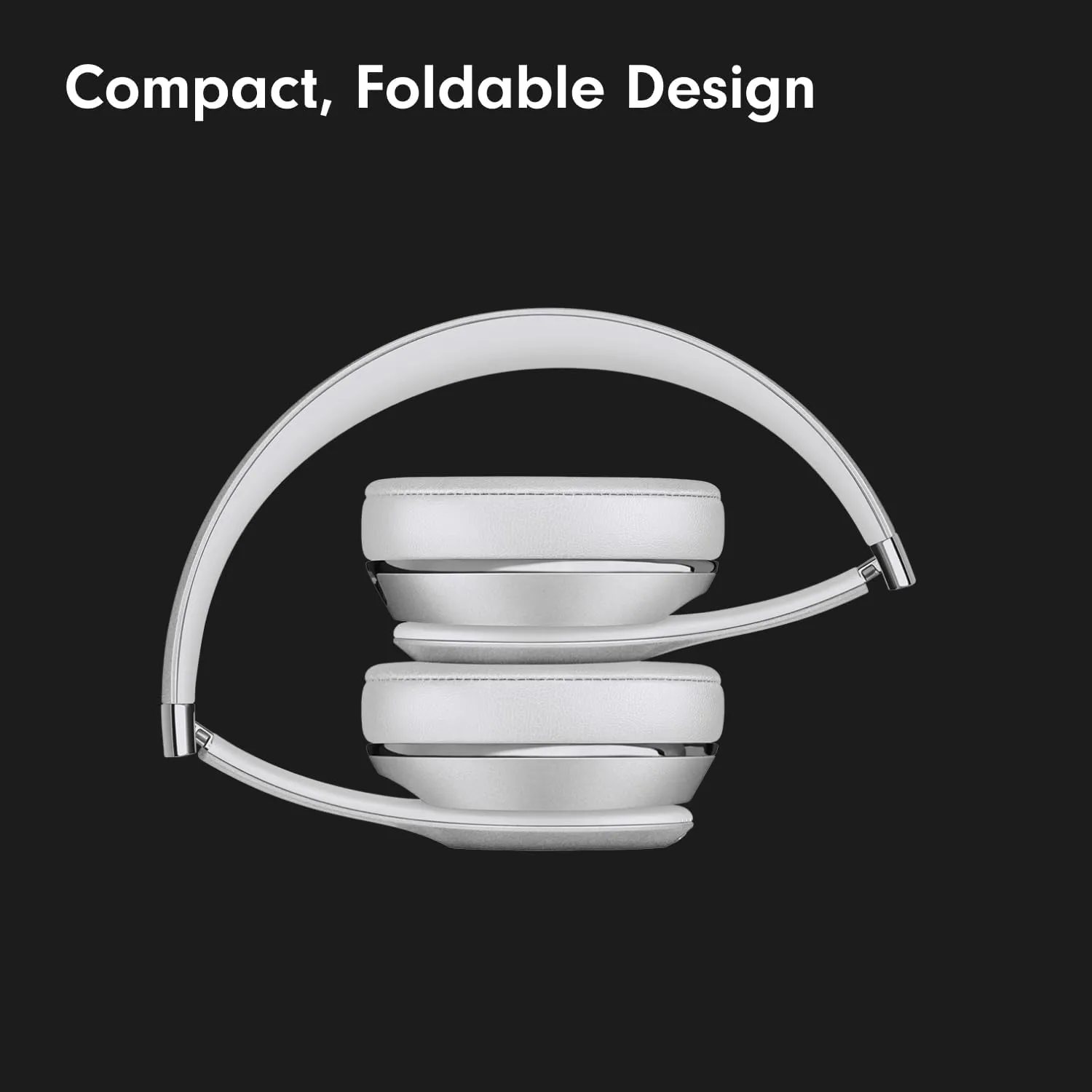 Beats Solo3 - Wireless Bluetooth On-Ear Headphones, Apple & Android Compatible, Up to 40H of Battery Life - Silver (Latest Model)