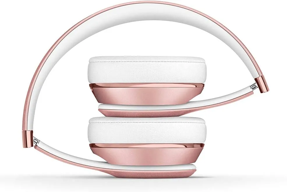 Beats Solo3 Wireless On-Ear Headphones - Apple W1 Headphone Chip, Class 1 Bluetooth, 40 Hours of Listening Time, Built-in Microphone - Rose Gold