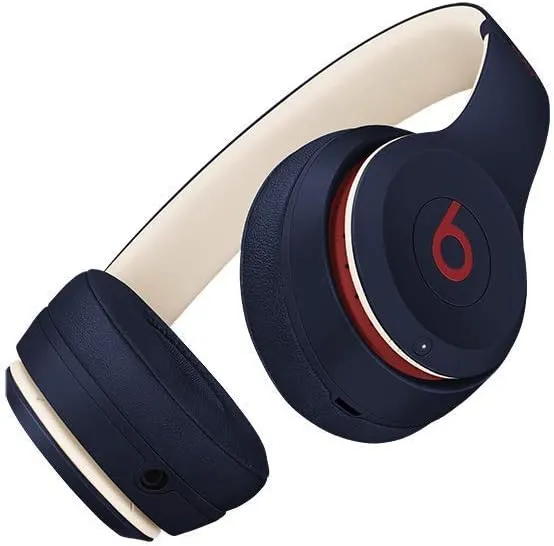 Beats Solo3 Wireless On-Ear Headphones - Beats Club Collection - Club Navy (Renewed)