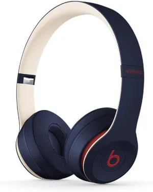 Beats Solo3 Wireless On-Ear Headphones - Beats Club Collection - Club Navy (Renewed)