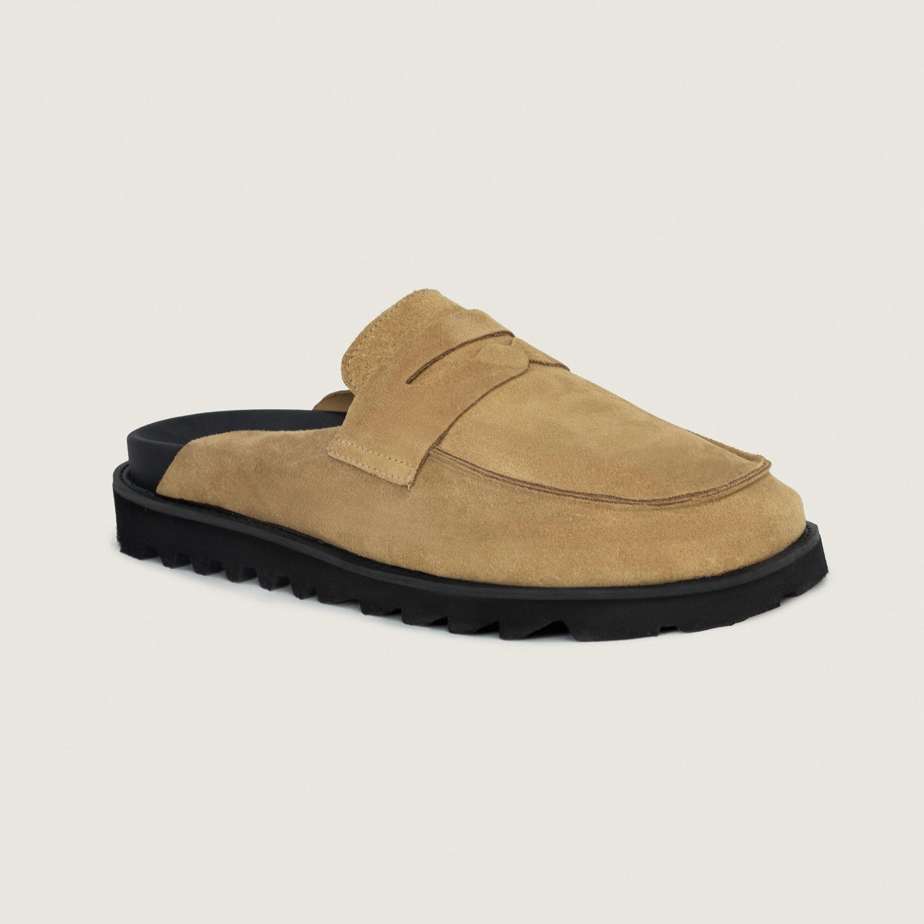Beige Chunky Clog