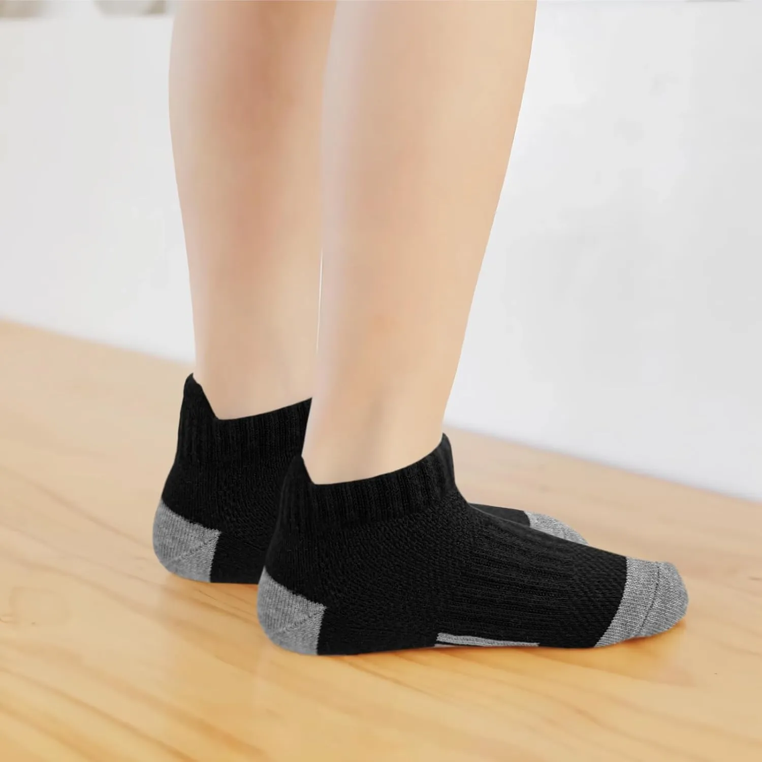 Bemeol Boys Socks 18 Pairs Ankle Socks Boy Running Athletic Sock Low Cut Ankle Sock for Little Big Kids