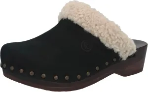 Berkemann Unisex Clog, Black, 7 US Women
