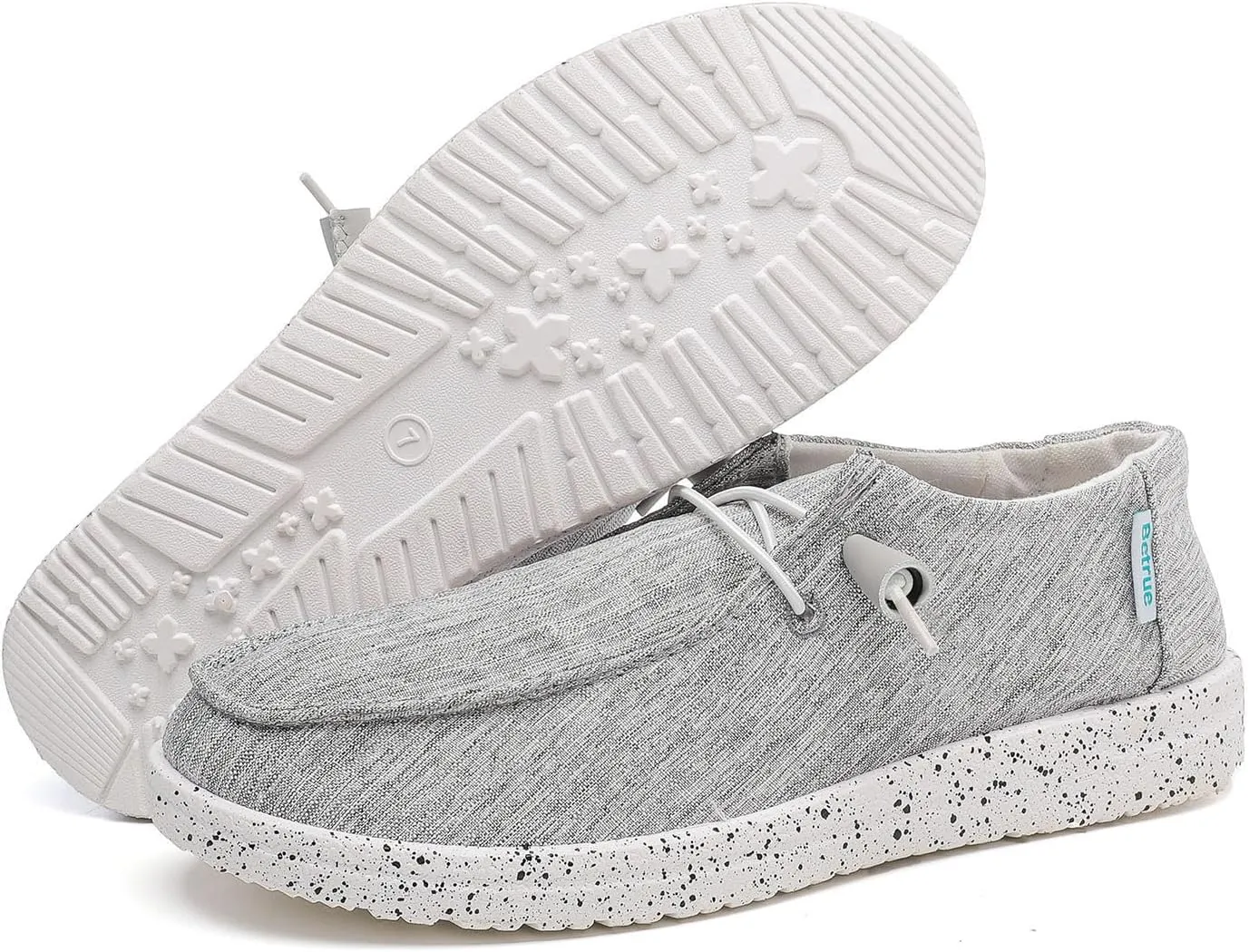 Betrue Lightweight Boat Shoes for Women, Womens Casual Loafers, Womens Slip On Deck Shoes, Breathable Canvas Walking Shoes for Women